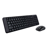 Kit Teclado E Mouse Wireless Ergonômico Logitech Mk220