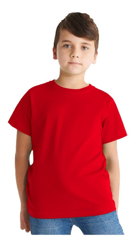 Polera De Algodón Manga Corta De Niños (unisex)