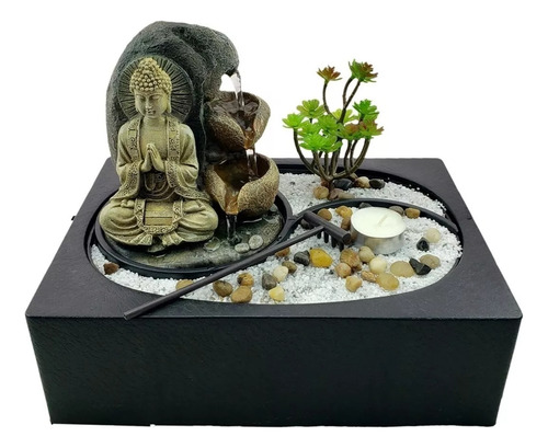 Fuente Agua Mediana 23cm Pagoda Japon Jardin Zen Deco Zn Ct