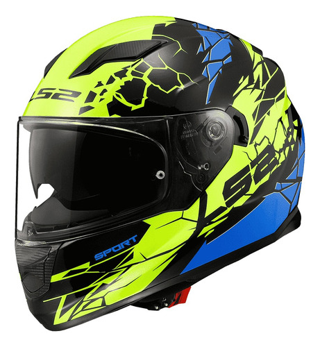 Casco Moto Integral Ls2 320 Evo Kub Doble Visor Devotobikes