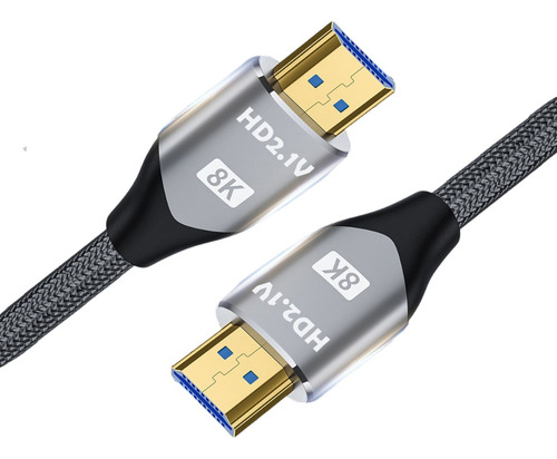 1 Metros Cable Hdmi 2.1 Vídeo 4k 120hz 8k 60hz Para Ps5 Xbox