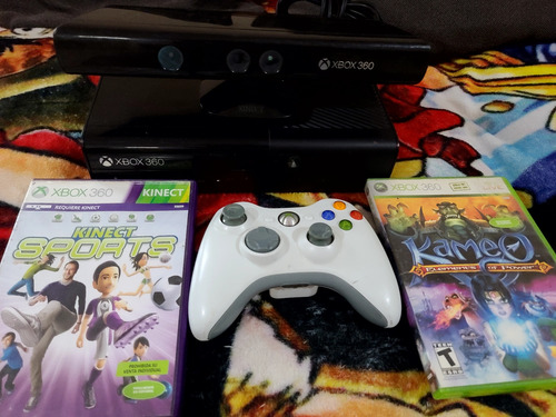 Xbox 360 Slim E Con Kinect Y Juego