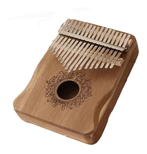 Kalimba Piano De Dedo Marques Klb17 Caoba 17 Teclas