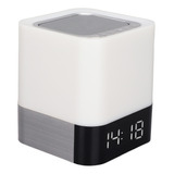 Reloj Despertador Bluetooth, Luz Nocturna, Altavoz, Control