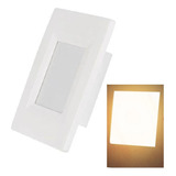 Balizador De Parede Led 5w 3000k Embutir 4x2 Escada Corredor