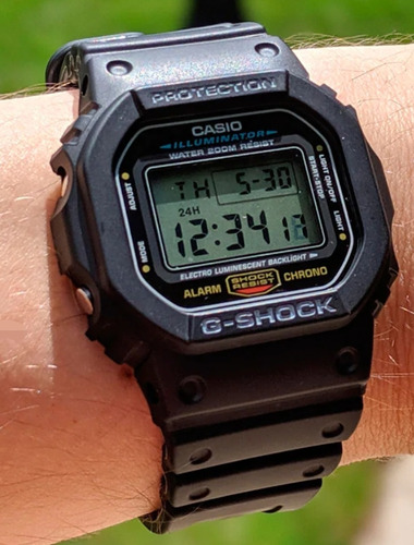 Reloj Casio G-shock Vintage Dw-5600e-1vdf Negro Clásico