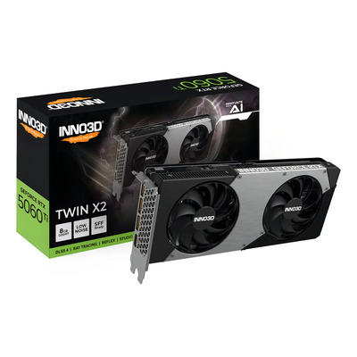 Tarjeta Gráfica INNO3D GeForce RTX 5060 Ti OC 8GB GDDR7 Ray Tracing | Envío gratis