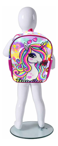 Mochila Escolar, 3d, Mayoreo, Diferentes Personajes, Lote 10pzs