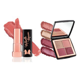 Kit Batom Bff + Paleta Show Your Glam Rose - Minnie Mouse Bt