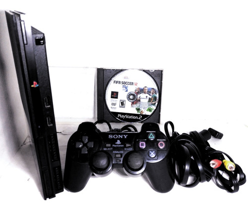 Playstation 2 Ps2 Slim Funcional Con Juego Original De Fifa 