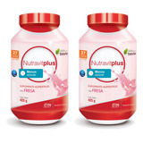 2 Nutravit Plus Sabor Fresa Endulzado Con Stevia 425g