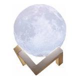 Lampara De Luna 3d 15cm 