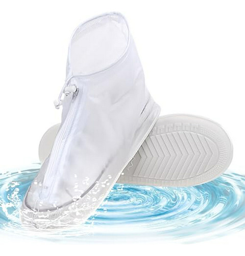 Protector De Zapatos Impermeable Con Cremallera, Antidesliza