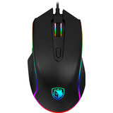 Mouse Gamer Sades Scythe Rgb 7 Botones Programable Ergonomic