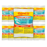 Cloro Pastilha Estabilizado Genclor T200 200g Genco 12 Unid