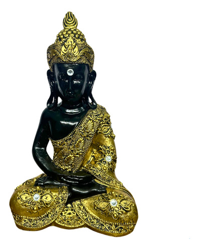 Estatueta Buda Hindu Tailandês Tibetano Meditando 27cm