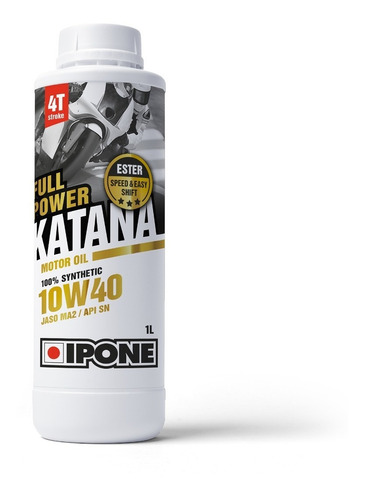 Aceite Moto 4t Ipone Katana 10w40 Full Power Sintetico