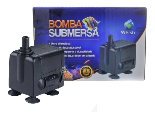 Bomba Submersa Wfish Wf-450 Aquários Lagos E Fontes 220v