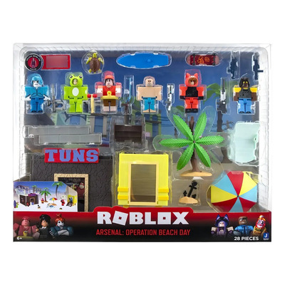 Roblox Super Set Gigante Comando En La Playa Con 6 Figuras | Envío gratis