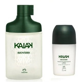 Perfume Masculino Kaiak Aventura + Deo Roll On Natura