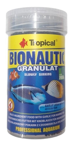 Alimento Tropical Bionautic Granulat 55g Acuario Marino