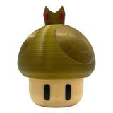 Honguito Mushroom Dorado - Holder - Súper Mario Bros 8cm