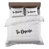 Edredon Personalizado Doble Vista Con Dos Fundas Matrimonial