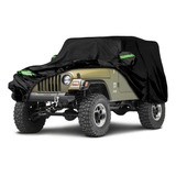 Car Cover Compatible With Jeep Wrangler Yj Tj 1987-2006 2 Do
