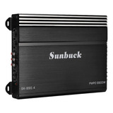 Sunbuck Sk 9900w Amplificador De Audio 4 Canales Para Auto