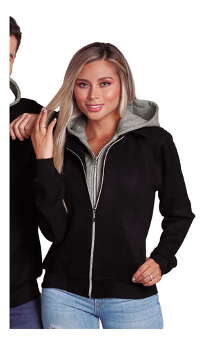 Saco Buzo Hoodie Sueter Para Mujer 9224 Tej