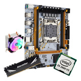 Kit Gamer Placa Mãe X99 Qiyida Ed4 Xeon E5 2660 V3 16gb Cool