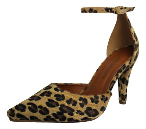 Scarpin Salto Alto Tamanhos 30,31,32,33,34 Animal Print 2079