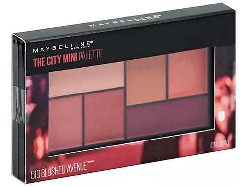 Paleta De Sombras Maybelline The City 6 Col 510 Blushed Aven