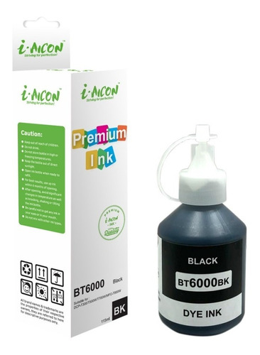 Bote Tinta Compatible Con Brother Bt6001 Y Bt5001 Bk,c,m,y 