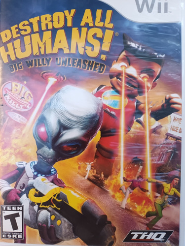 Big Willy Unleashed Destroy Humans Wii Juego Fisico