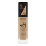 Base De Maquillaje Catrice Piel Perfectamente Mate Durante 18 Horas.con Vitamina E Y Evermat.también Apto Para Pieles Grasas O Propensas A Las Imperfecciones.neutral Toffee Base De Maquillaje All Mat