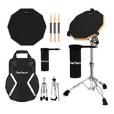 Starfavor Drum Practice Pad Con Snare Drum Stand Set, Kit De