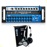 Mixer Digital Soundcraft Ui24r 24 Canais + Fone Akg 414