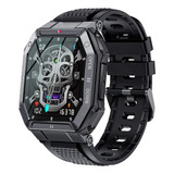 Reloj Inteligente Militar Para Hombre Con Bluetooth 1.85 Hd