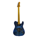 Guitarra Electrica Sqoe Setl600 Tipo Telecaster Azul