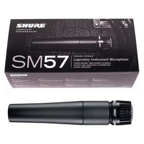 Microfone Profissional Dinamico Shure Sm57 Voz / Inst.
