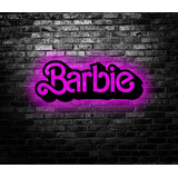 Cuadro Retroiluminado Led Barbie 