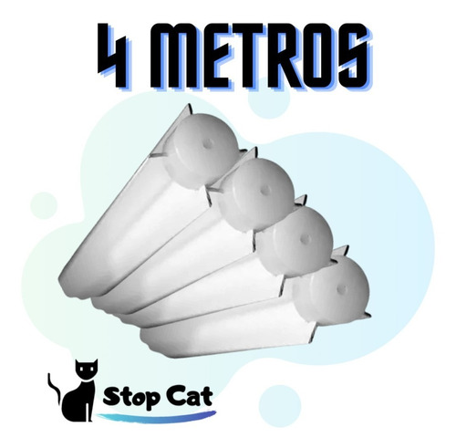 Cerca Gato Pet Anti Fuga 4 Metros Stop Cat Tela Casa Stopcat