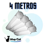 Cerca Gato Pet Anti Fuga 4 Metros Stop Cat Tela Casa Stopcat