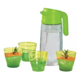 Jarra Crystal De 1.7 L 4 Vasos Luxury 290ml Tupperware 