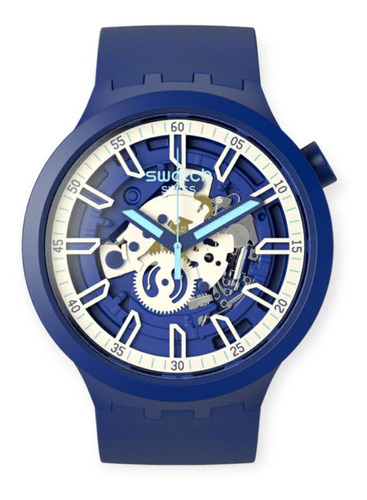 Reloj Swatch Iswatch Blue Sb01n102