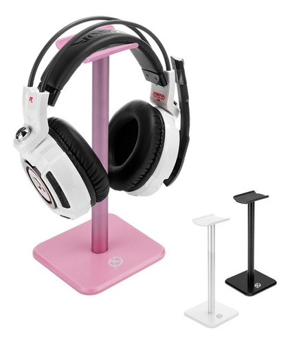 Soporte Para Auriculares Stand Headset Gamer Office  Color Rosa