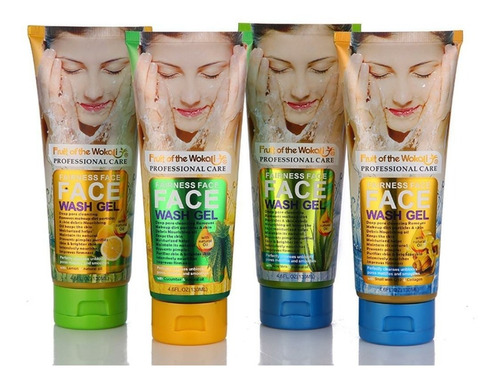 Pak 4gel De Limpieza Facial Aloe Vera & Aceite Natural