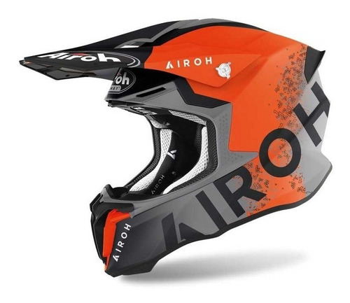 Casco Moto Motocross Enduro Airoh Twist 2.0 Bit Colores 