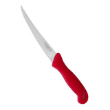 Cuchillo Fileteador La Creole 6 Pulgadas Cocina Premium Color Rojo